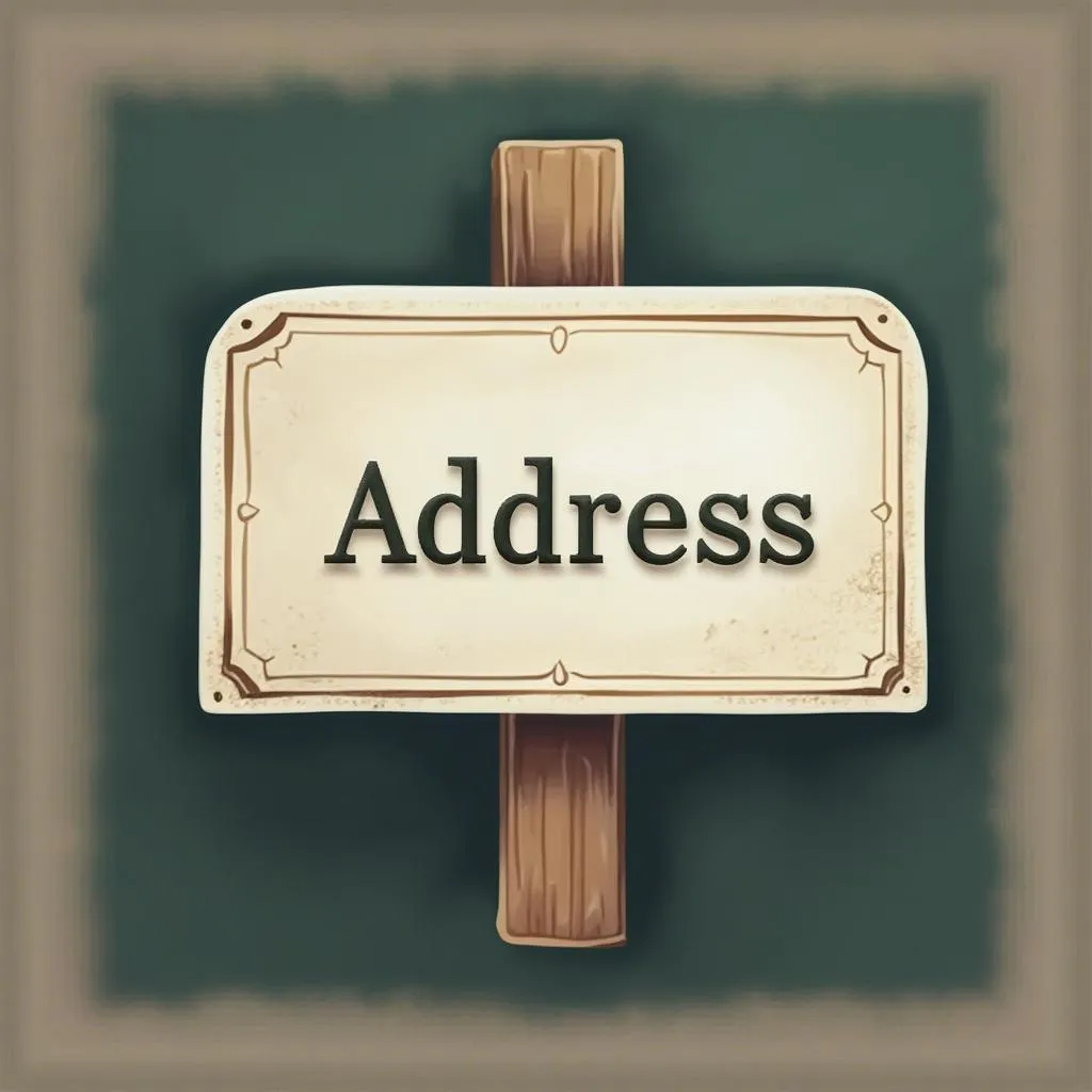 Icône Adresse